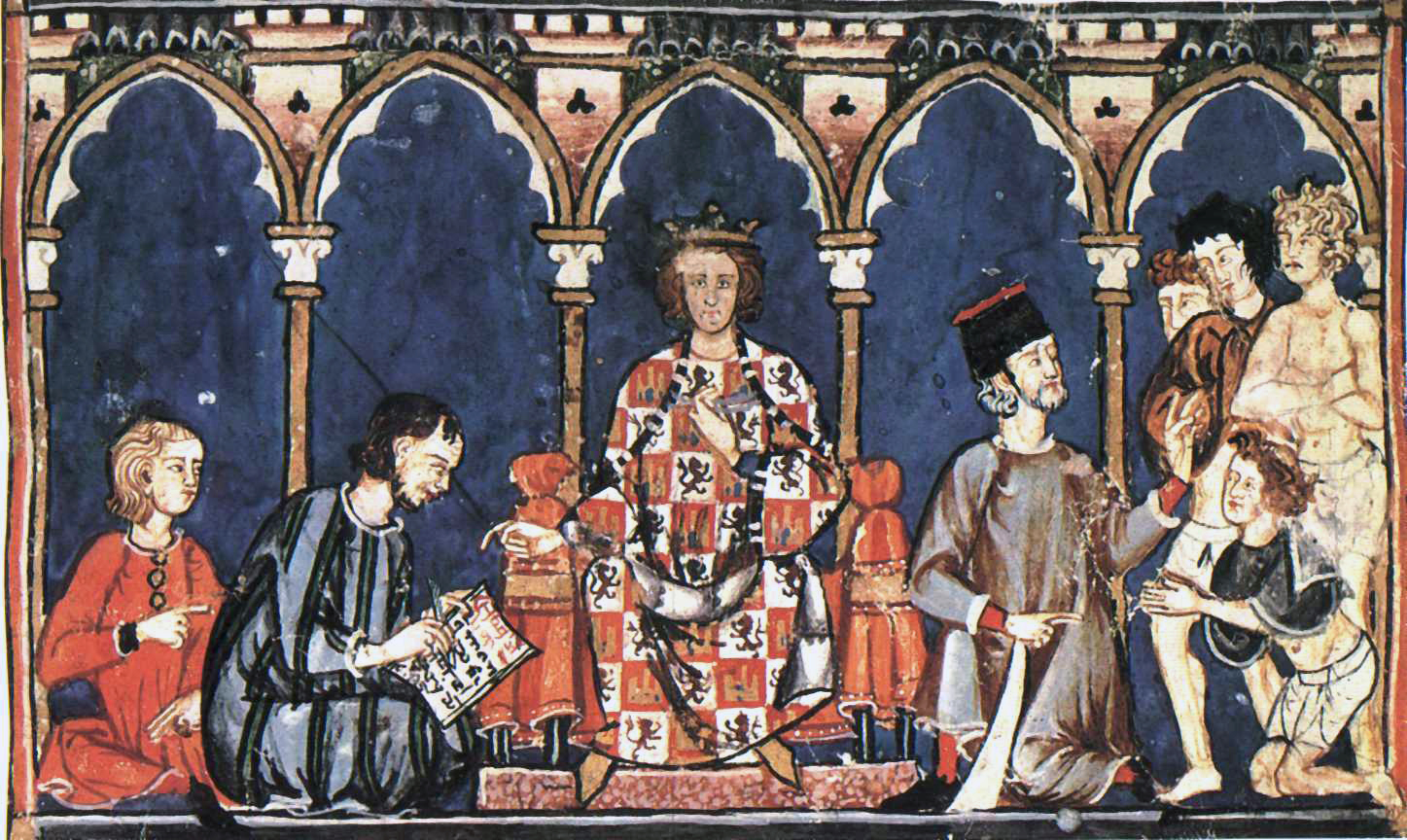 La corte de Alfonso X el Sabio